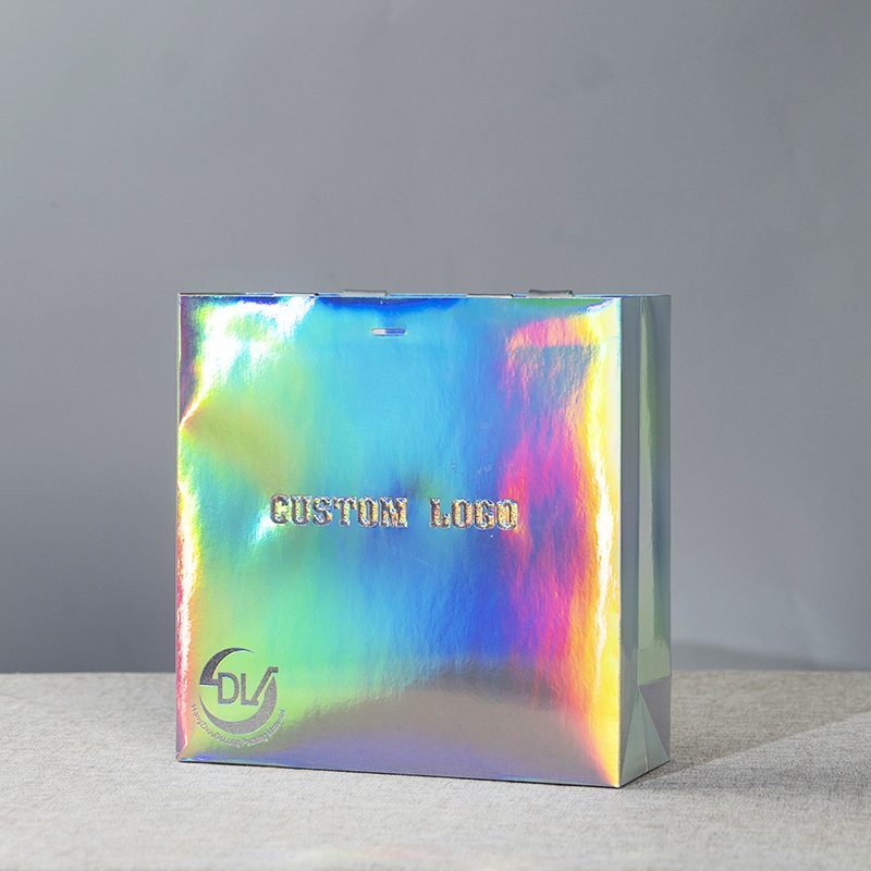 Holographic laminated gift box